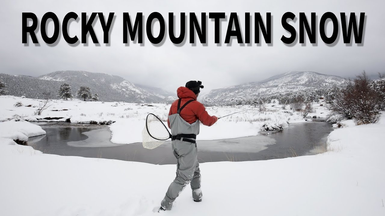 Tenkara Fishing Rocky Mountain National Park in the Snow, It Was Wildly Beautiful!