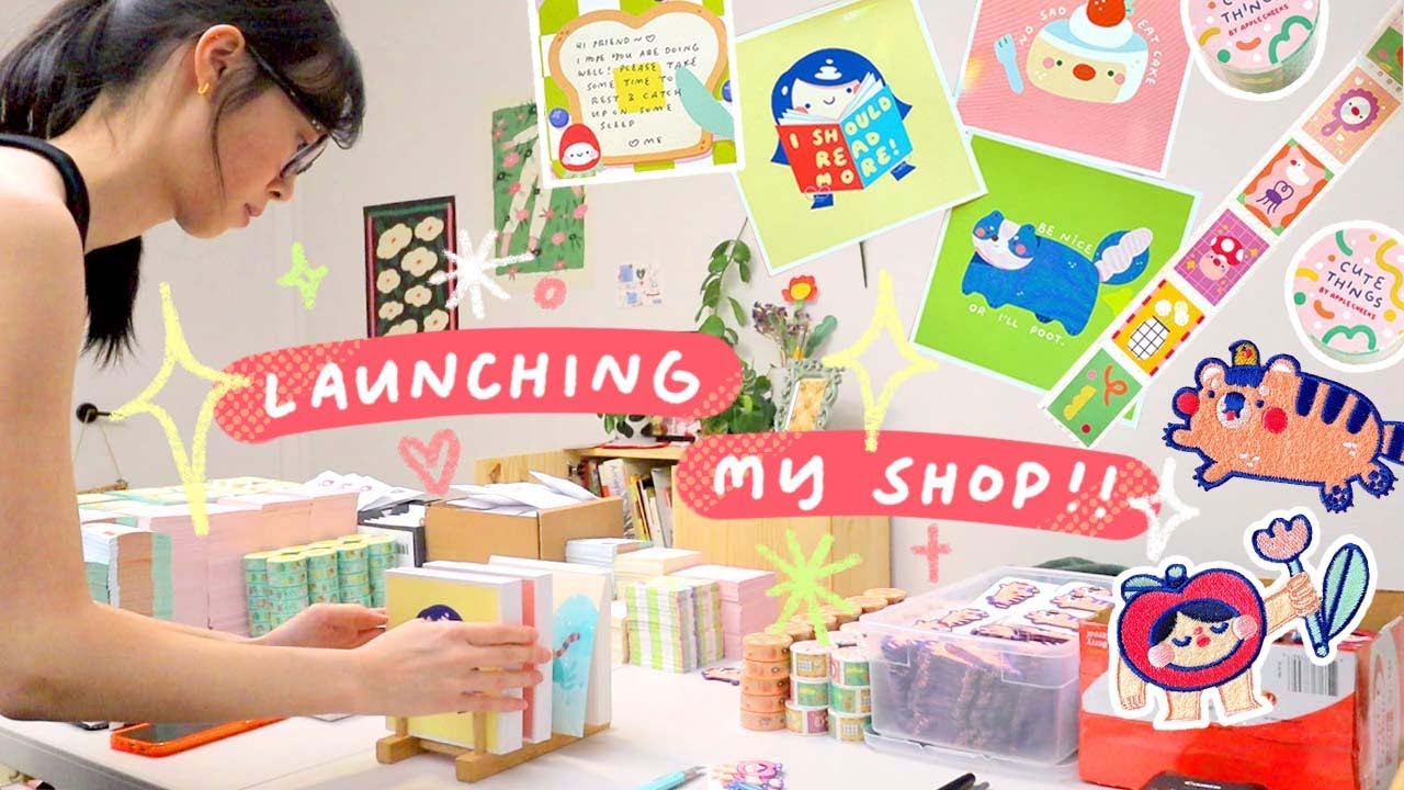 ✸ A Week To Prep My New Shop Launch ✸