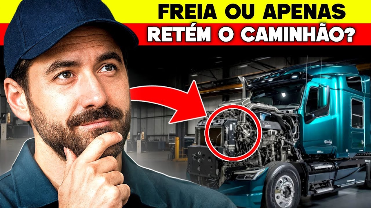 Como funciona o freio-motor em um caminhão pesado?