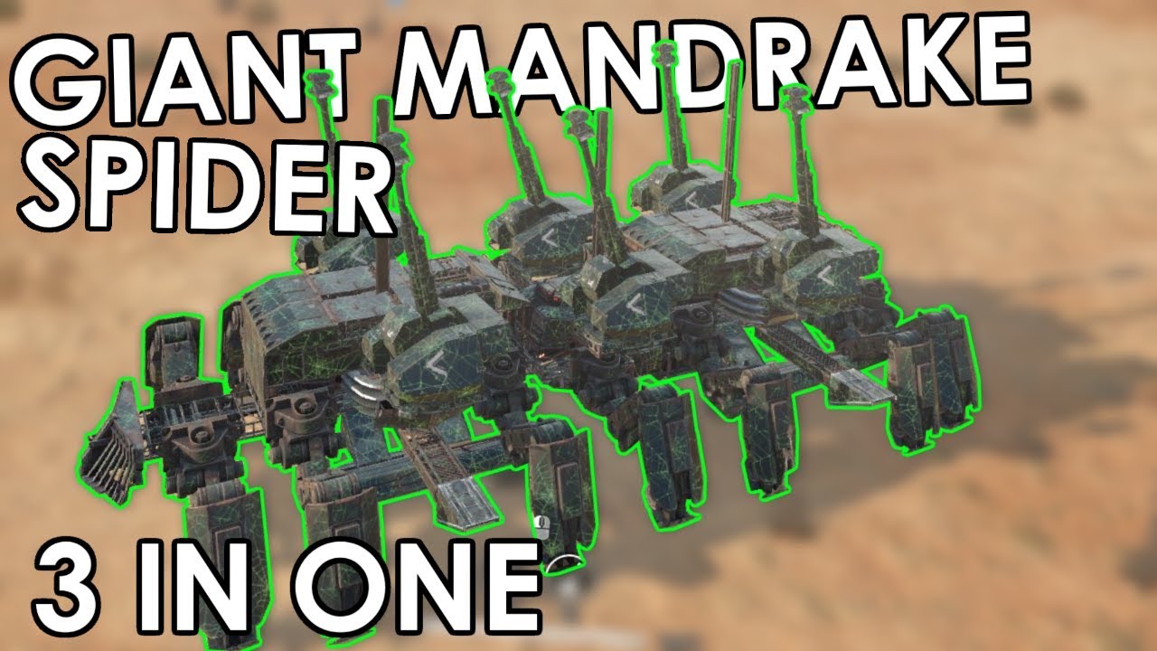 6x MANDRAKE SPIDER - Crossout Fusion