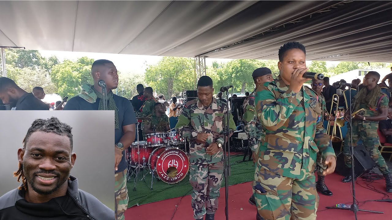 Ghana Armed Forces Central Band On Old Ghana Gospel Songs At Christian Atsu's Funeral #christianatsu