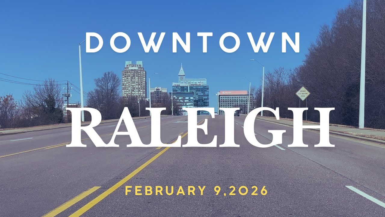 Downtown Raleigh | 4K Drive