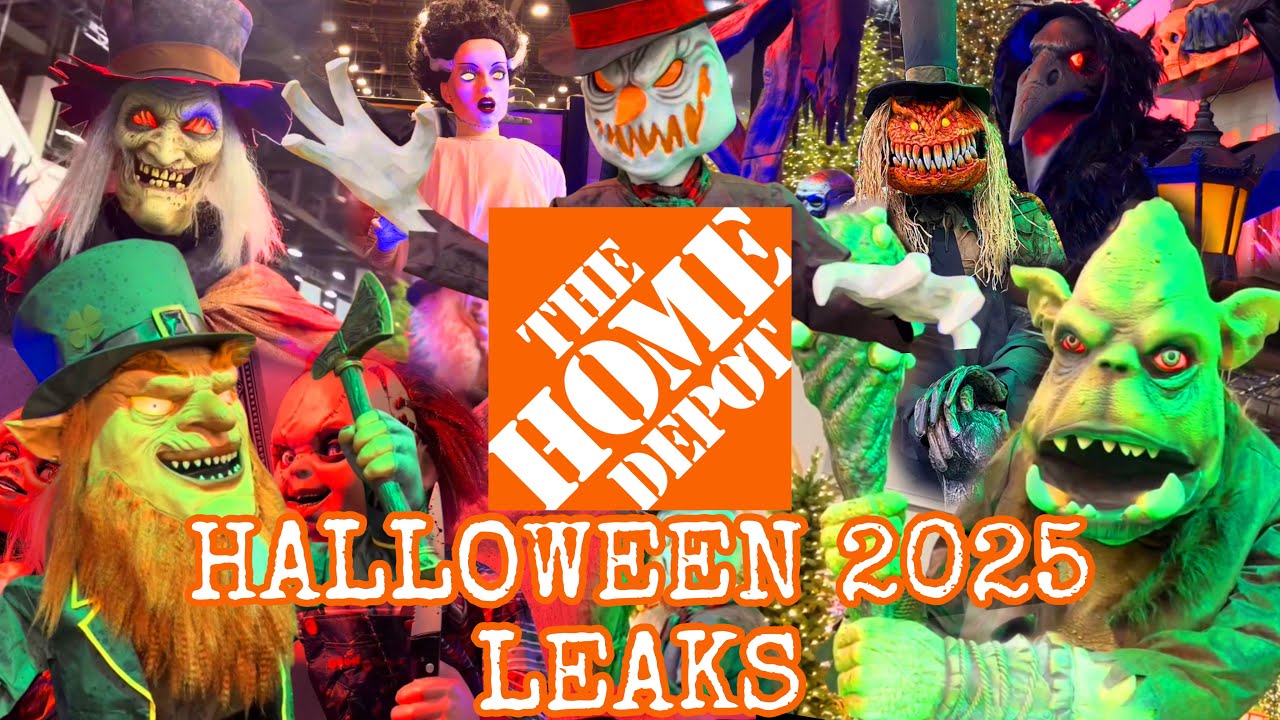 Home Depot Halloween 2025: утекший список аниматроников