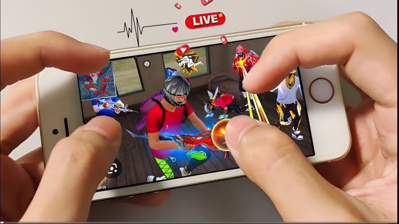 ESPORT HAND CAM IS LIVE IPHONE 6S FREE FIRE GAMEPLAY