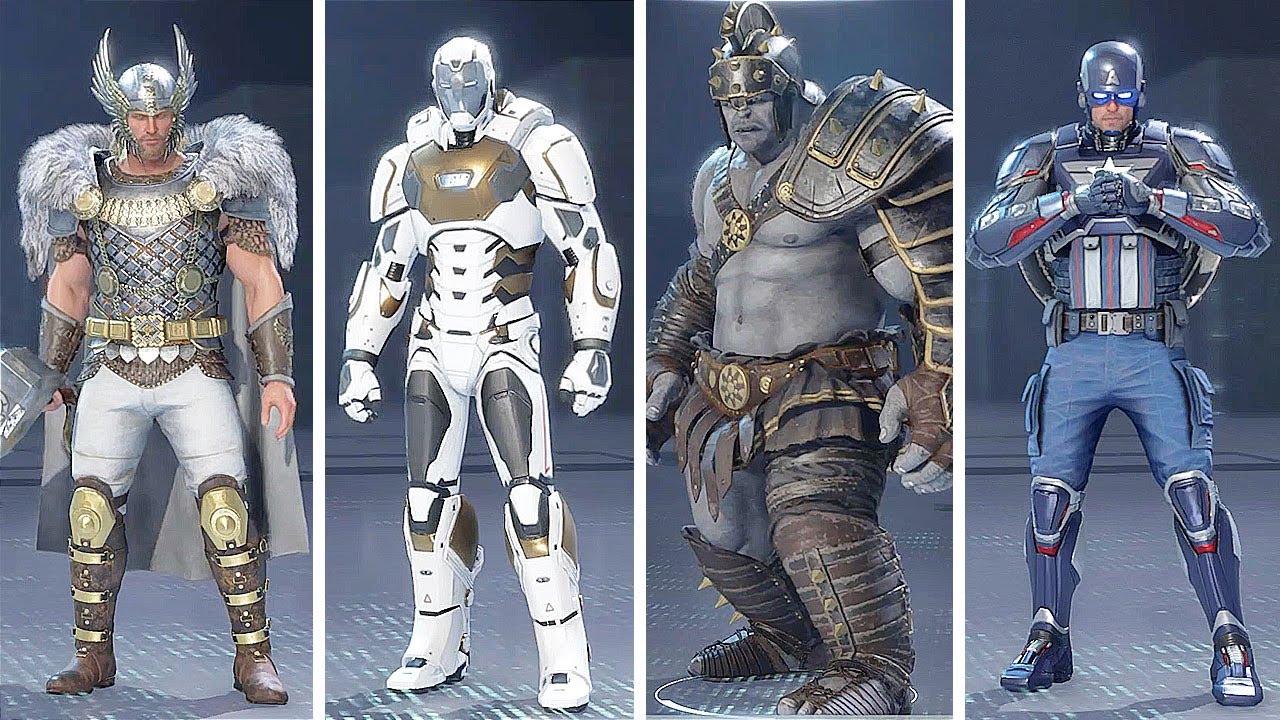 Marvel's Avengers - ALL Characters Skins (Outfits) - FINAL GAME