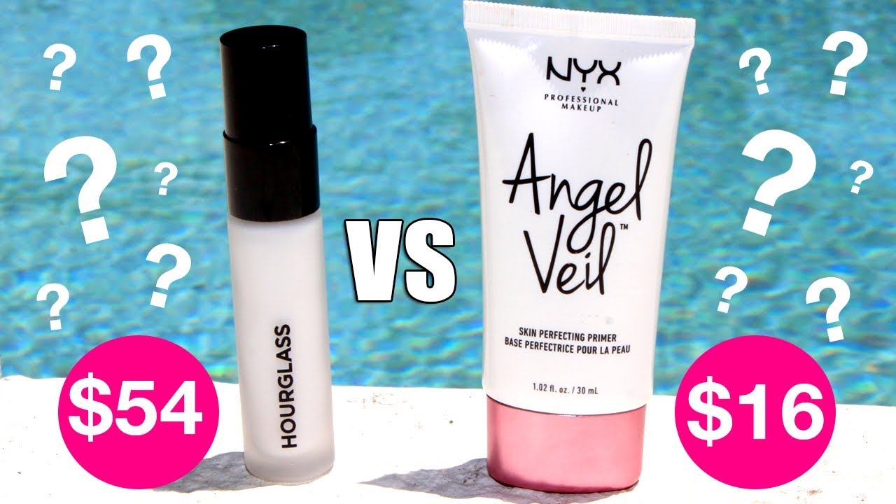 Drugstore Dupe TESTED | Hourglass vs NYX Angel Veil
