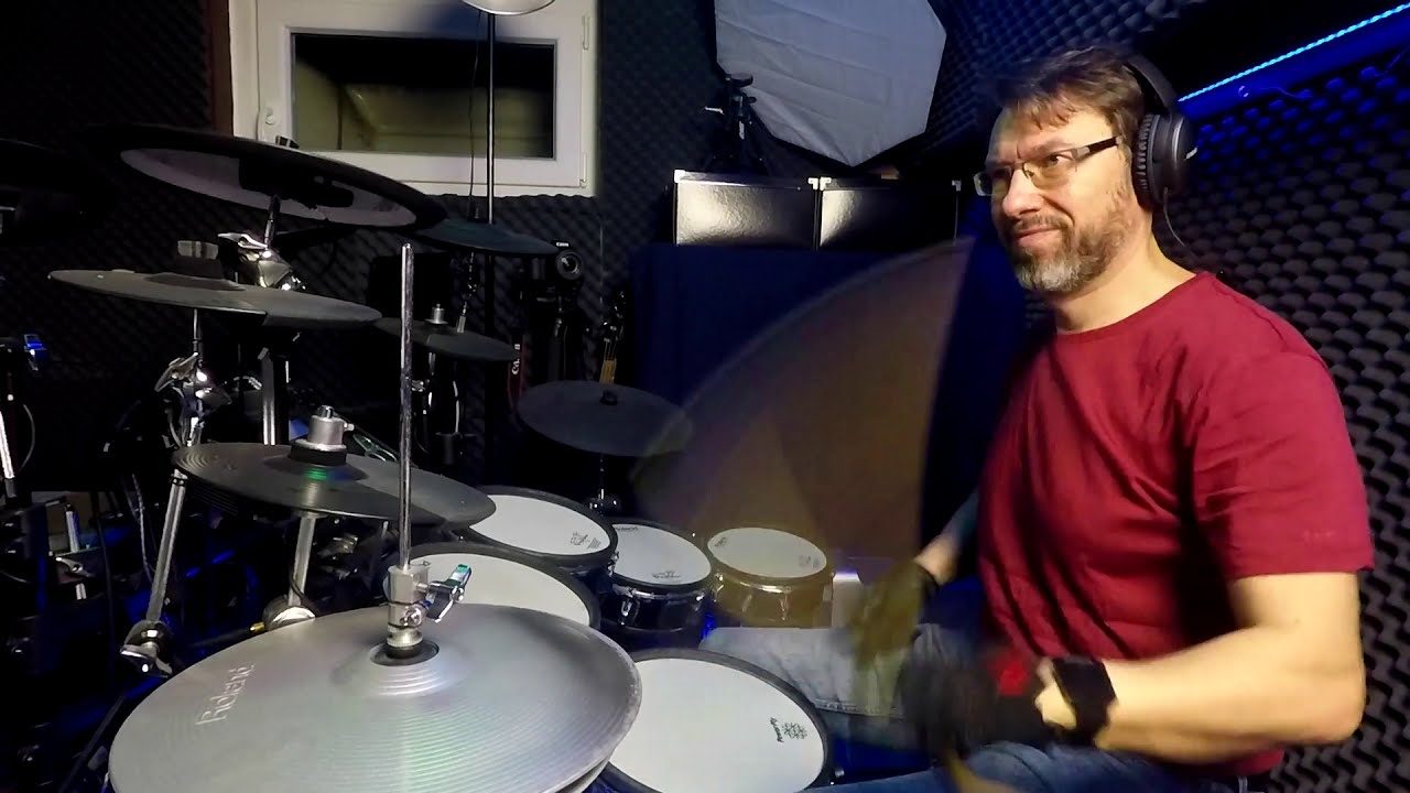 Bon Jovi - Livin´ On A Prayer - Drum Cover Roland TD-30