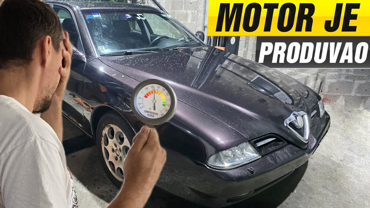 RESTAURACIJA ALFE 166 BUSSO TURBO 1. DIO, MJERENJE KOMPRESIJE, ŠTELOVANJE VENTILA ITD.