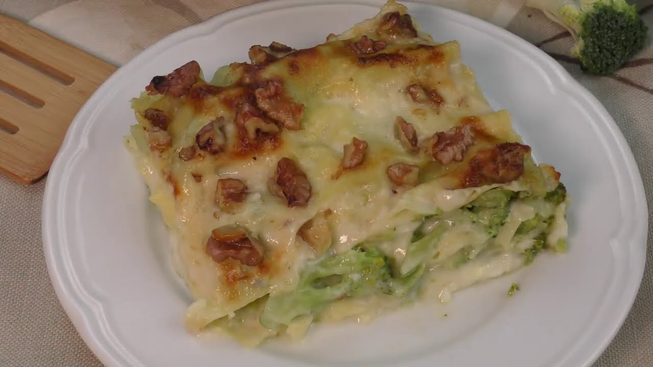 LASAGNA DI BROCCOLI Pronta in mezz'ora CON QUESTA RICETTA tutti ameranno i BROCCOLI !