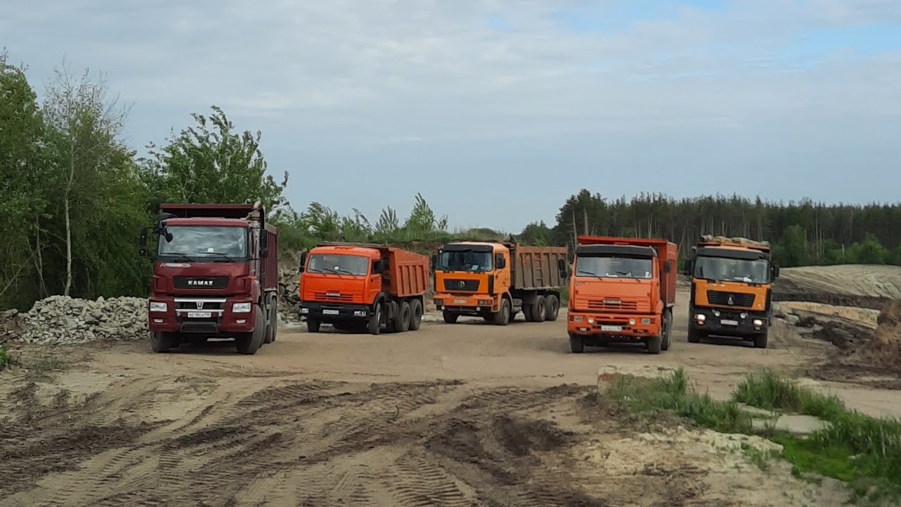 Новые самосвалы JAC SACHMAN , проблемы с двигателем на KOMATSU
