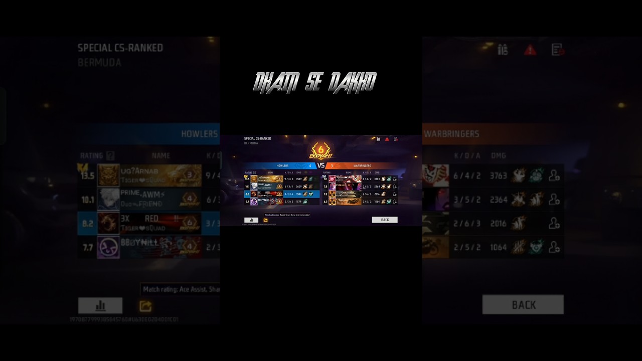 FREE FIRE BACK TO BACK SAME PLAYER 🙃