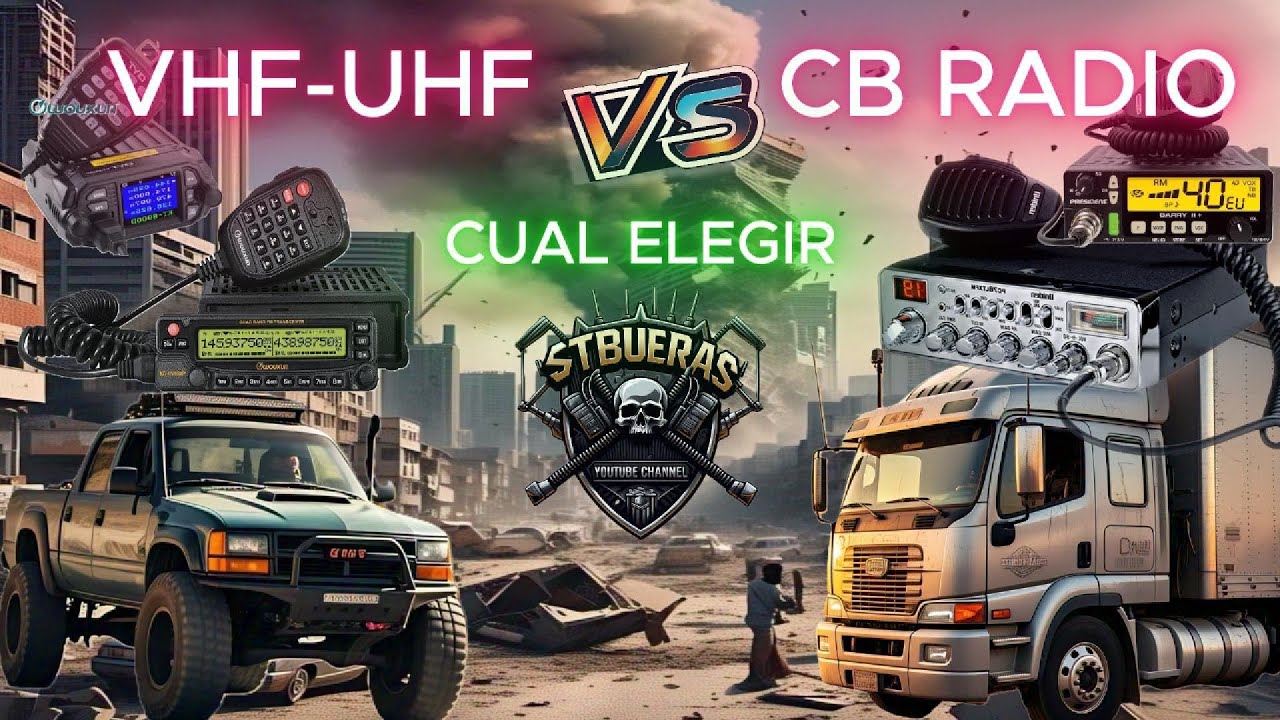 VHF UHF VS CB RADIOS lo que NECESITAS SABER antes de ELEGIR un EQUIPO