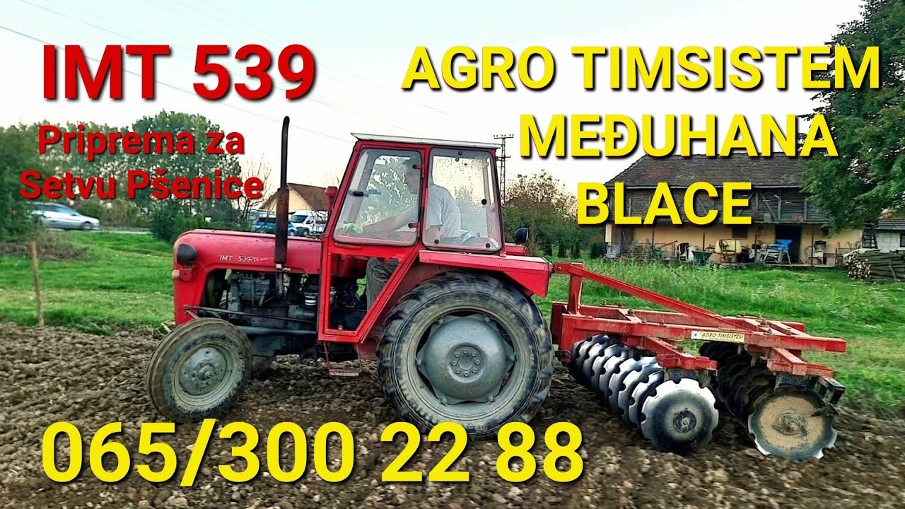 IMT 539 Tanjiranje Priprema za Setvu Psenice | Tanjiraca AGRO TIMSISTEM MEDJUHANA BLACE