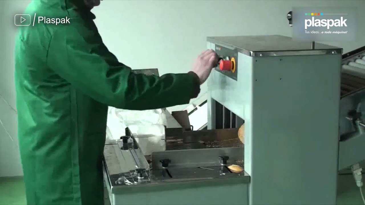 Rebanadora y envasadora de pan