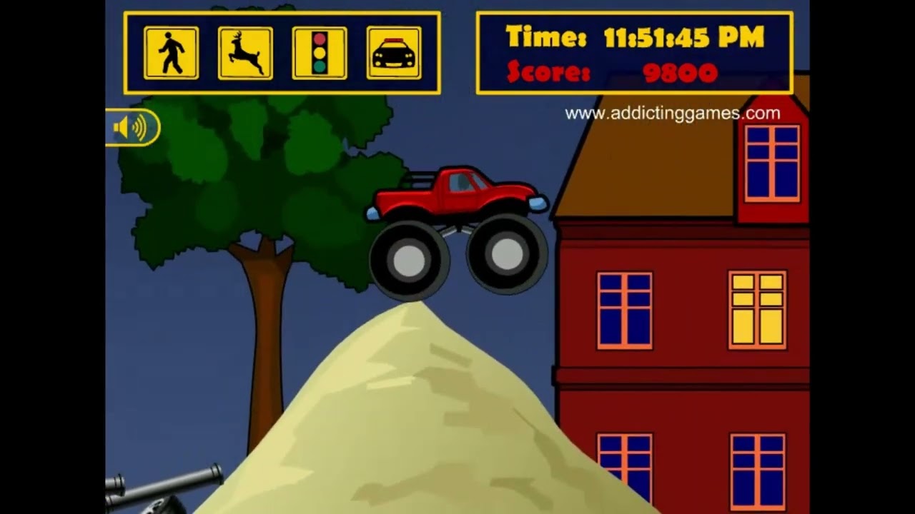Monster Truck Curfew - (Flash Game) #stpatricksday2023