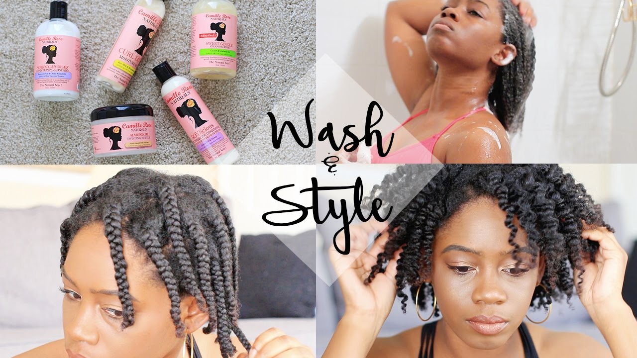 Camille Rose Naturals One Line Product Review  | Wash N Style #8