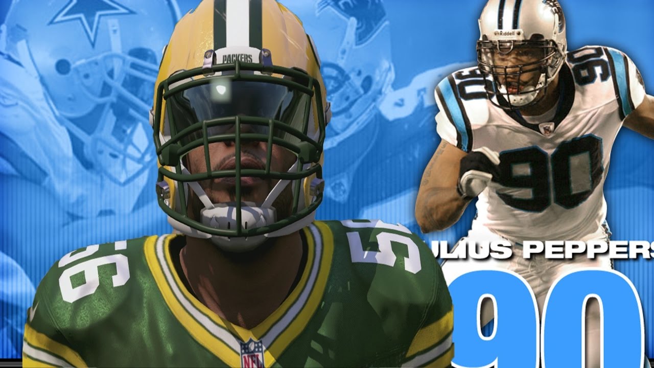 JULIUS PEPPERS THROUGH THE YEARS! NCAA FOOTBALL 2000 - MADDEN 17