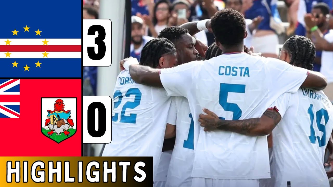 Cabo Verde vs Bermuda 3-0 | Highlights | Willy Semedo Goal | Cape Verde Highlights | Garry Rodrigues