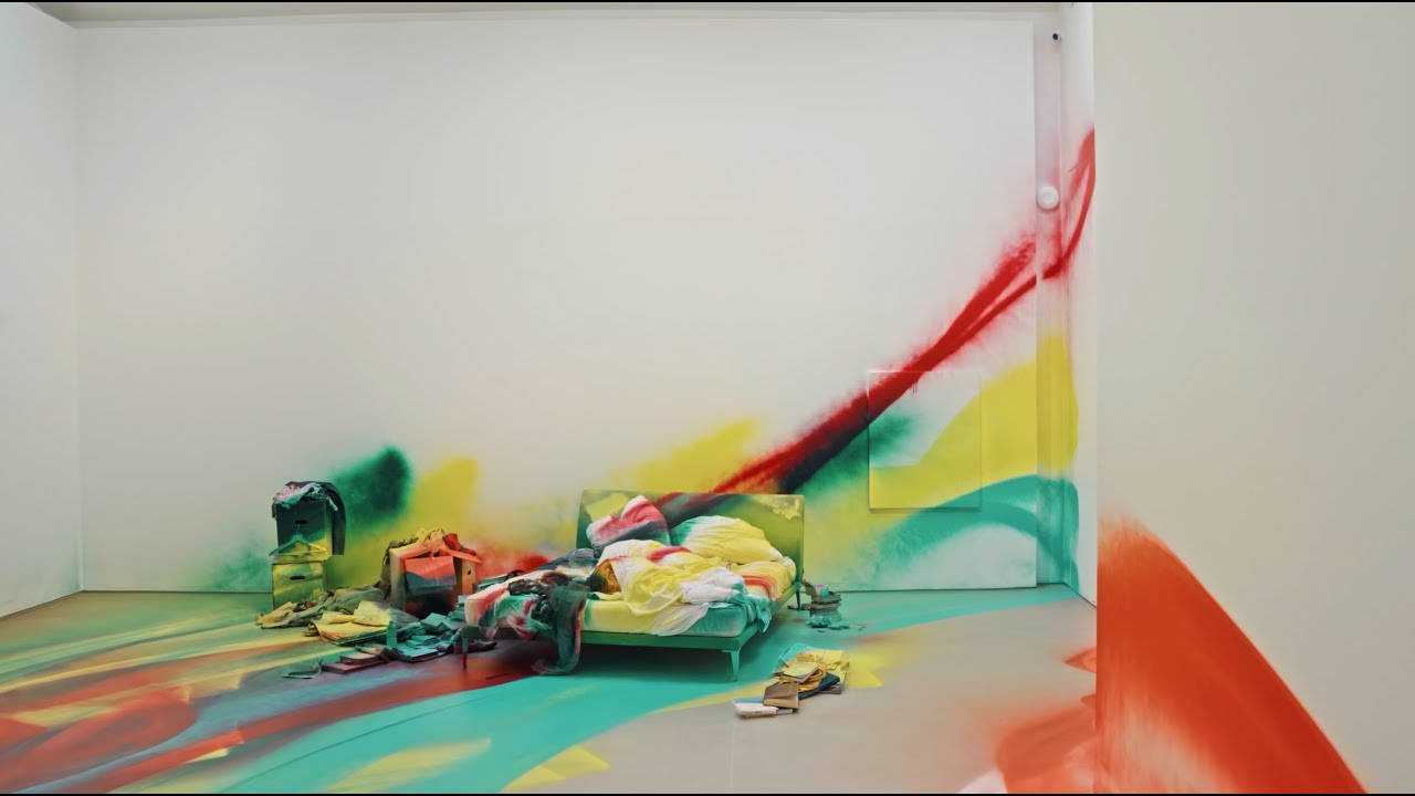 KATHARINA GROSSE – The Bedroom at Galerie Max Hetzler, Paris, 2023