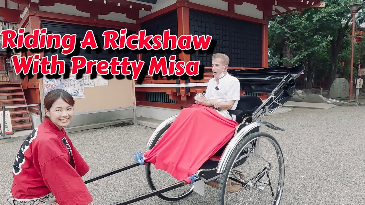 Riding A Rickshaw With Pretty Misa In Tokyo 🇯🇵 | Japan | Namo Herz Art