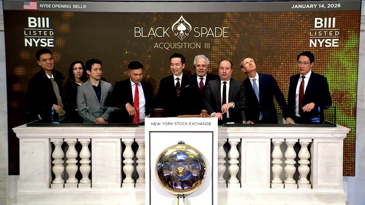 The NYSE welcomes Black Spade Acquisition III Co to celebrate its listing! (NYSE: BIII)