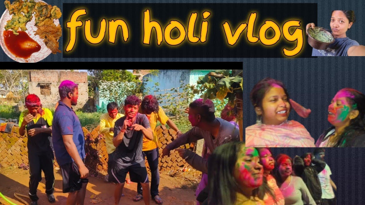Full masti wali Holi khela humlog ne 😅 ||  FUN HOLI  VLOG 2026 