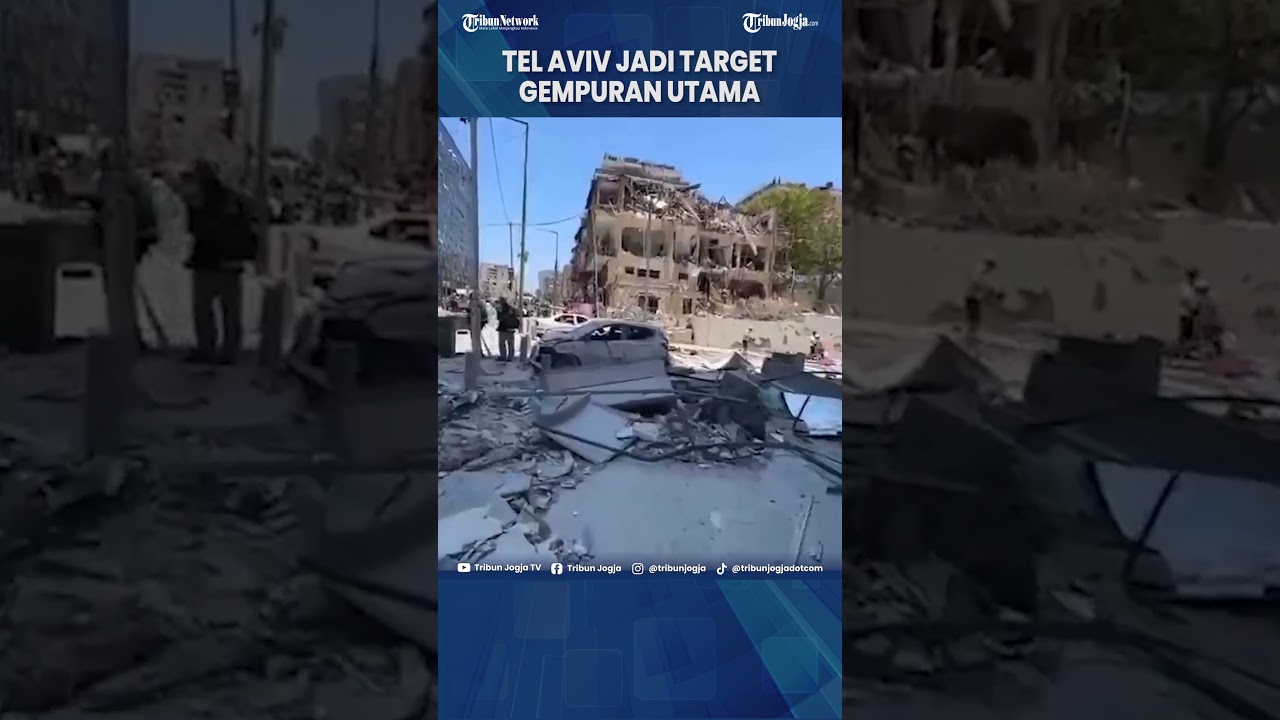 IRAN LANCARKAN 186 GELOMBANG SERANGAN, TEL AVIV MASIH JADI TARGET UTAMA #Shorts