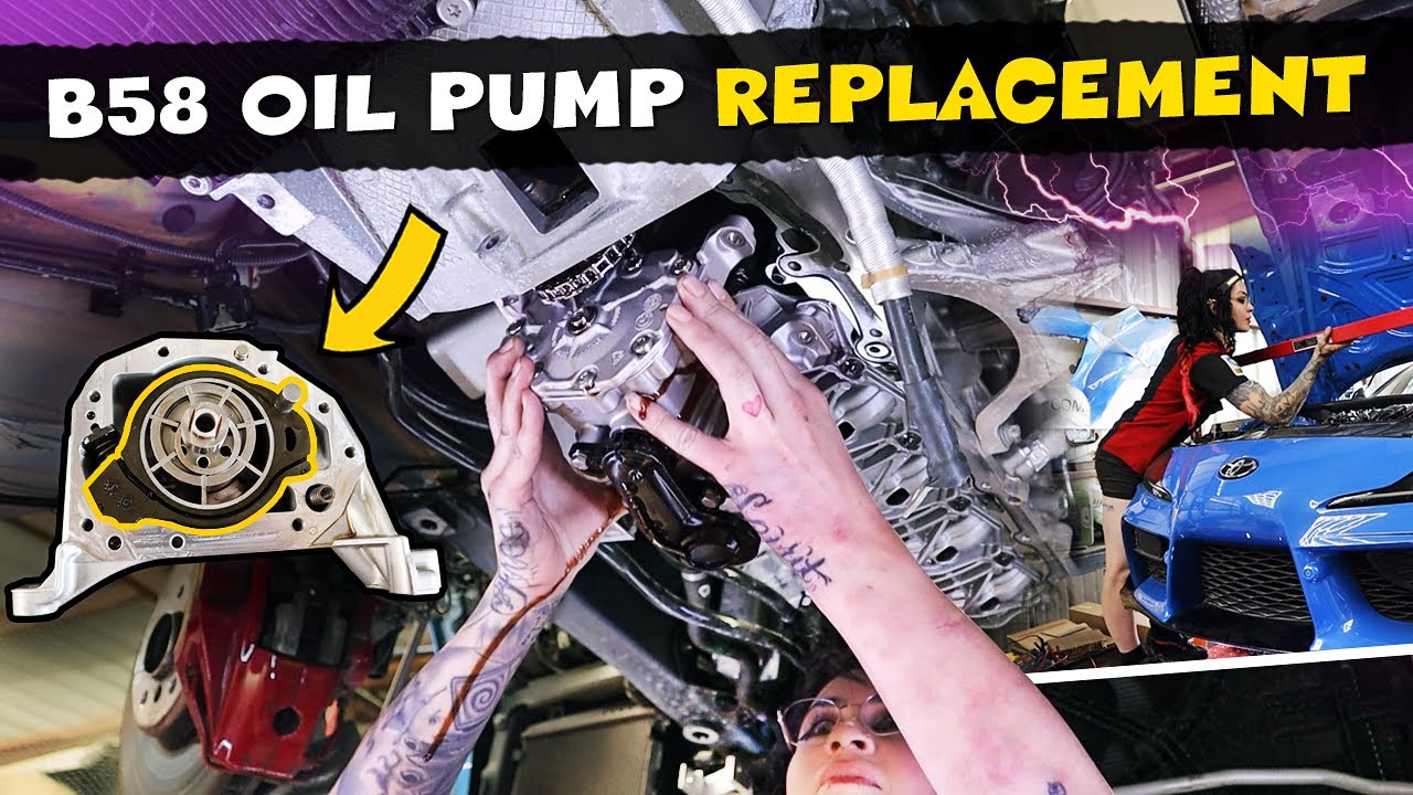Toyota / BMW B58 Oil Pump Replacement Tutorial, Feat. A90 Supra! FIX: low pressure/can't read level