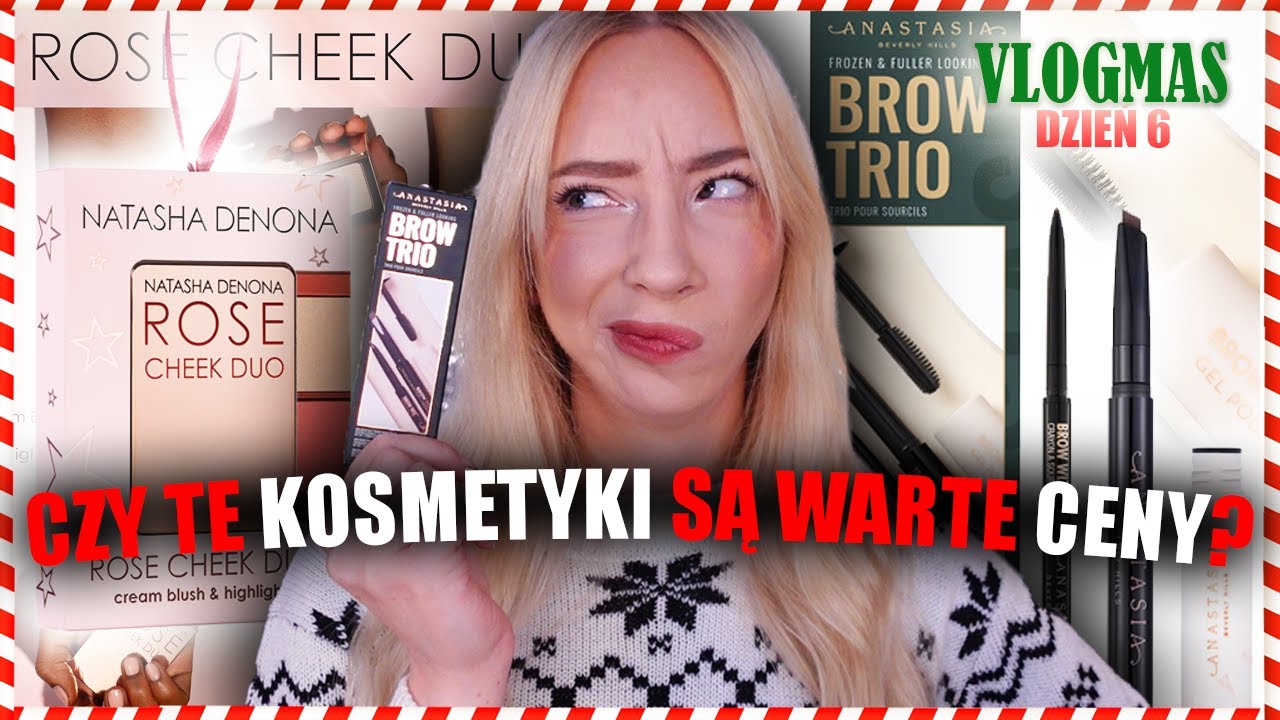 WARTO TO KUPIĆ? |NATASHA DENONA VS ANASTASIA BEVERLY HILLS! | TEST ZESTAWÓW ŚWIĄTECZNYCH Z SEPHORY!