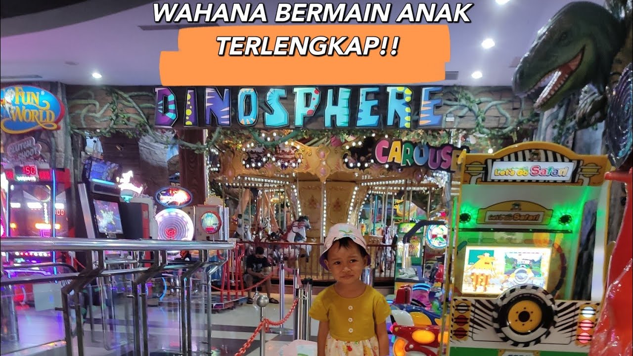 Keseruan Chaca bermain di Fun world Moro Purwokerto 