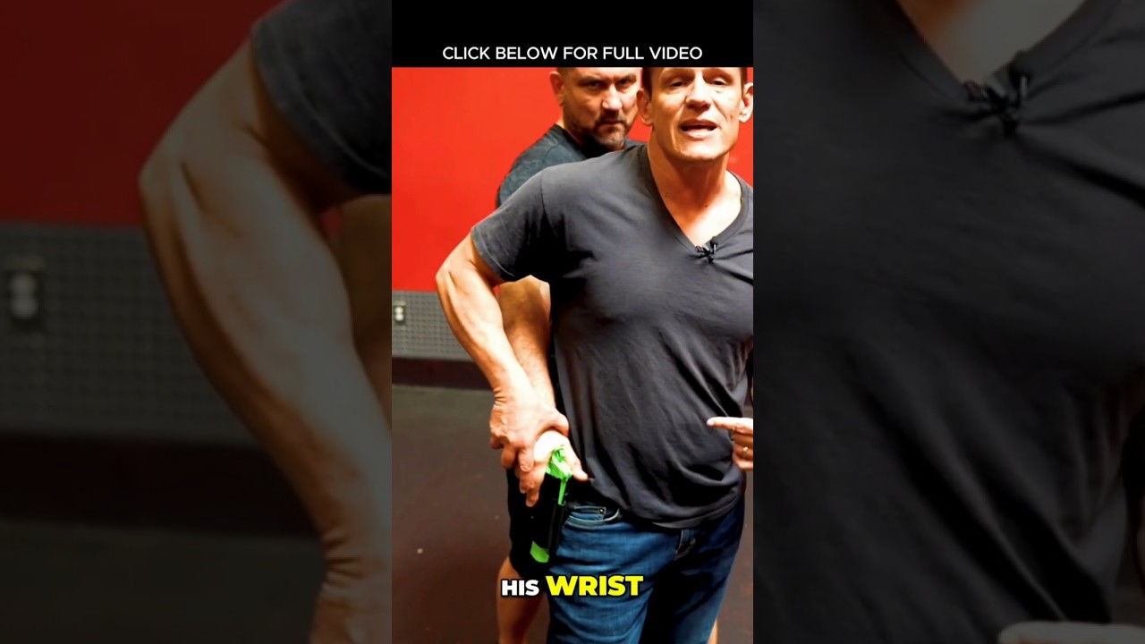 Gun Retention Technique for Rear Attacks