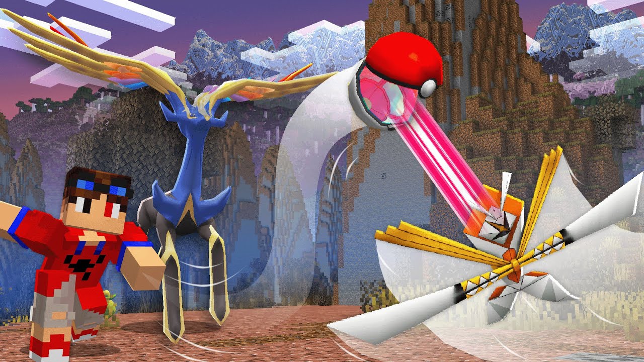 MEU PRIMEIRO POKEMON LENDARIO no PIXELMON RAIZ