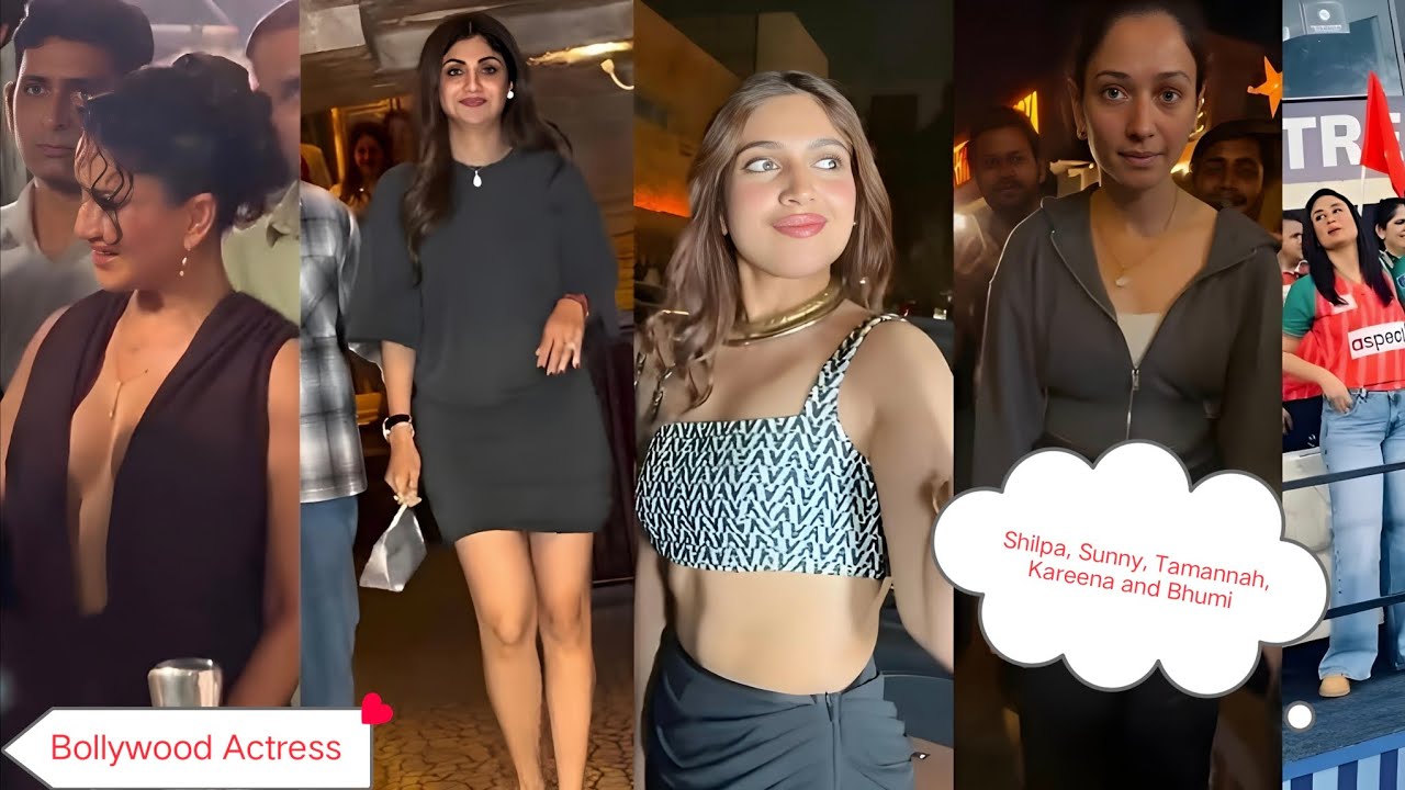 Bollywood Actresses | Shilpa | Tamannah | Sunny Leone | Kareena  | Bhumi | Today Video Viral 🥰