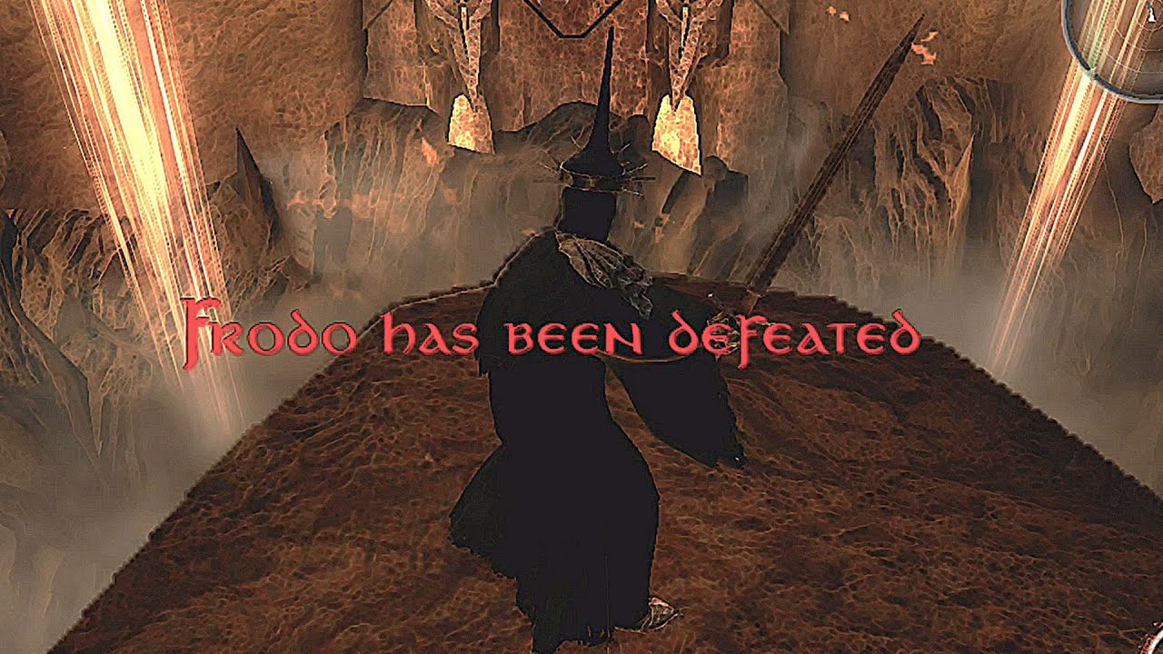 Sauron Yeets Frodo Into Mount Doom