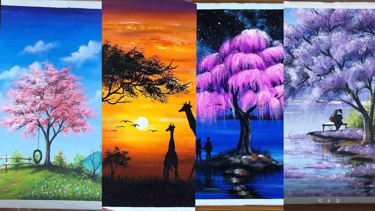 Hướng dẫn vẽ những bức tranh galaxy tuyệt đẹp #2- Vẽ tranh galaxy tiktok/an đinh ,ART AD.