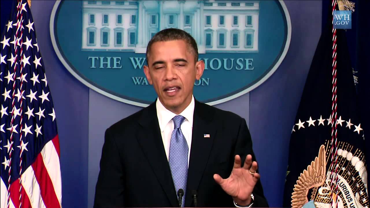 President Obama Makes a Statement on Hurricane Sandy