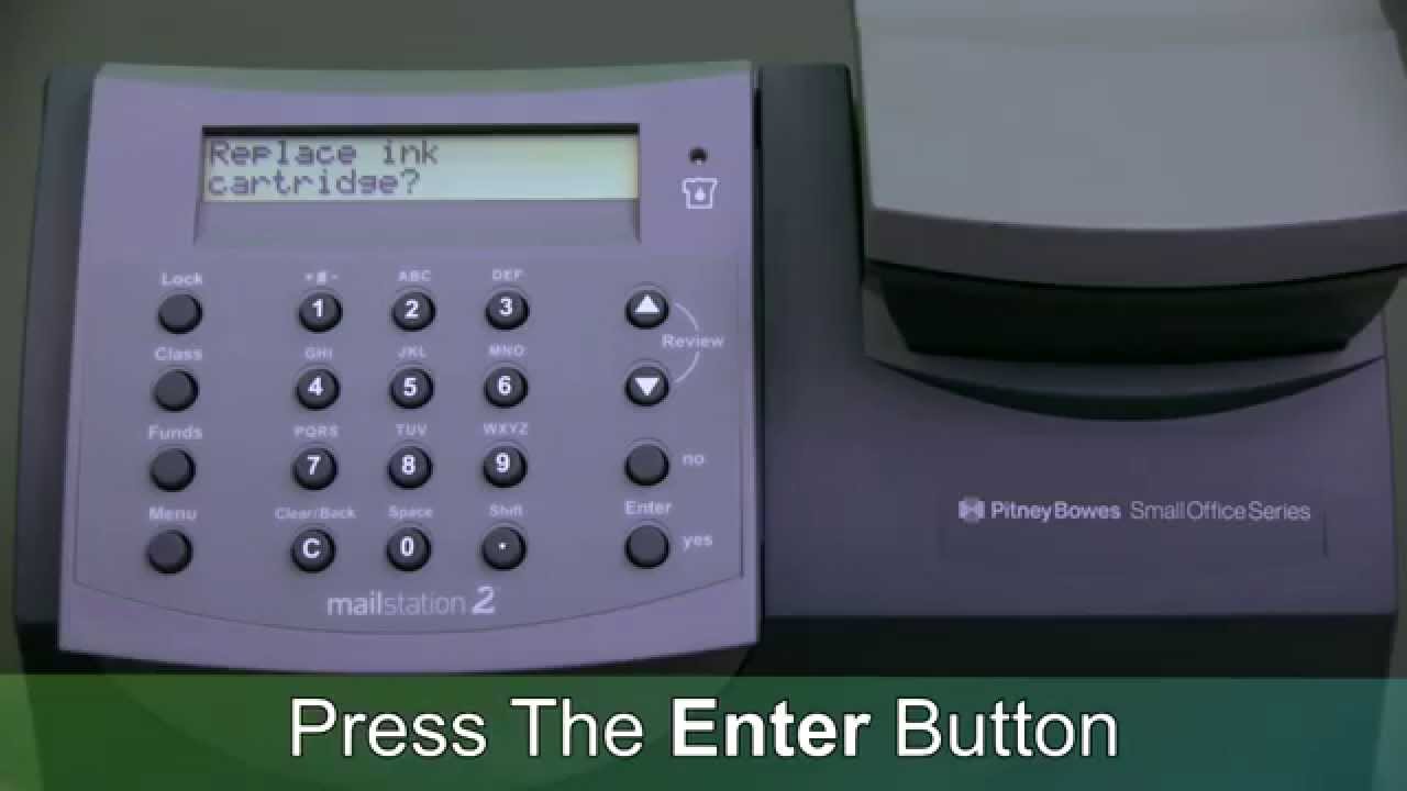mailstation - mailstation 2: How To Replace The Ink Cartridge