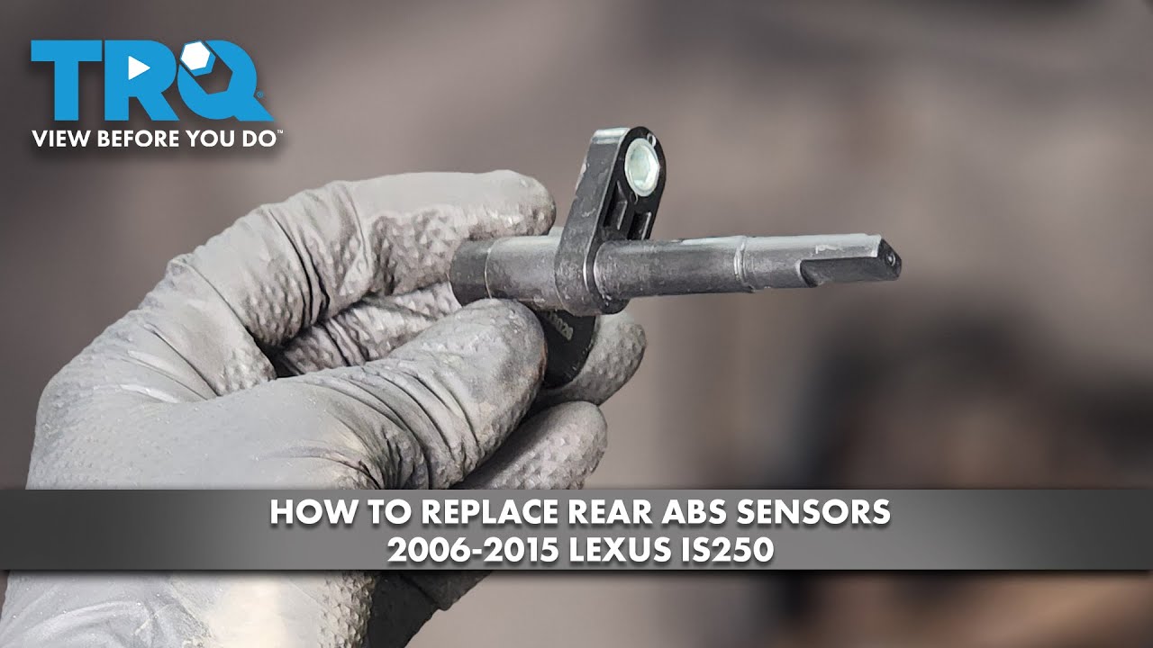How to Replace Rear ABS Sensor 2006-2015 Lexus IS250