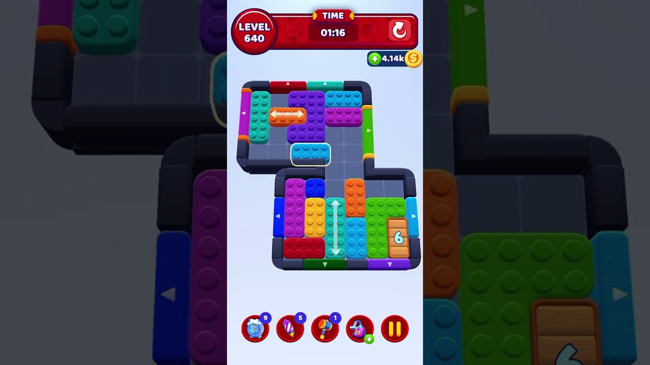 Color Block Jam Updated Level 640 #colorblockjam #colorblockjamgame #walkthrough #games #fungame