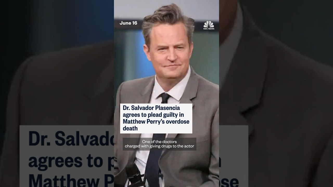 Doctor to plead guilty in Matthew Perry's overdose death