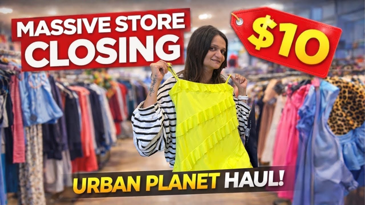 Urban Planet Store Closing Sale Haul in Canada 🇨🇦 | Everything Was Only $10 at Eastgate Mall!
