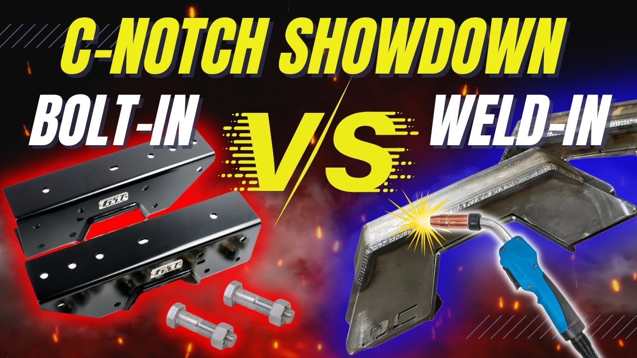 Squarebody C10 Truck C Notch Install - Bolt or Weld In, Which Is Better?