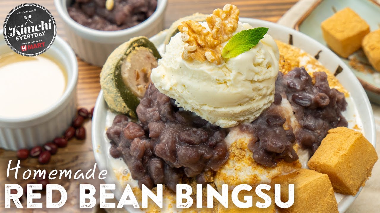 Homemade Red Bean Bingsu / 홈메이드 팥빙수