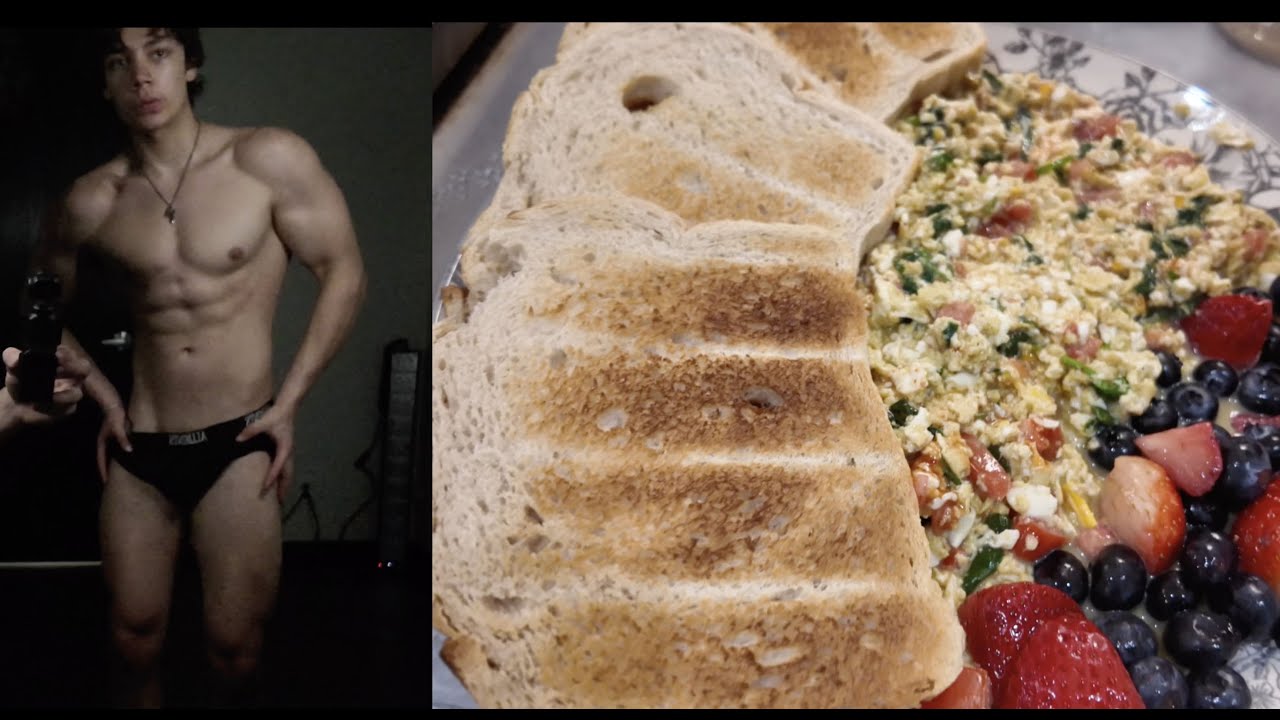 Full day of eating as a 16 year old bodybuilder | Leg Destruction