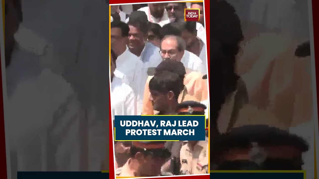 Uddhav-Raj Thackeray Lead Joint Protest March In Mumbai Against CEC Gyanesh Kumar