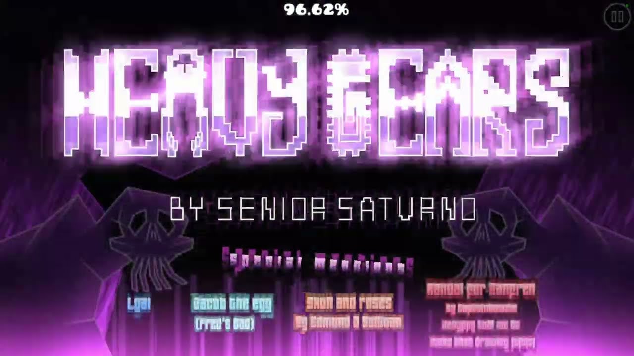 Geometry Dash Heavy Gears 클리어 (Insane Demon)