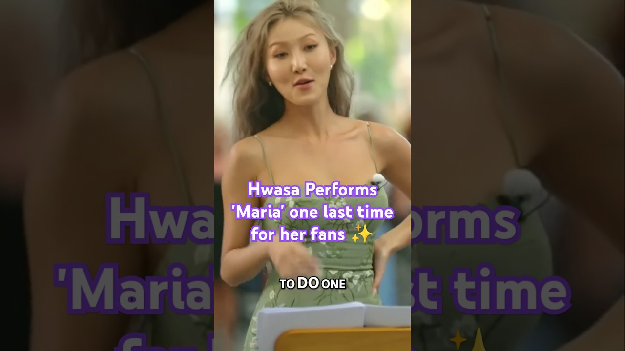 Mamamoo's Hwasa Performs Maria for the Fans 