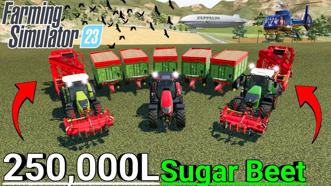 Я СОБИРАЮ 250 000 Л САХАРНОЙ СВЕКЛЫ ЗА ДВА УРОЖАЯ || FARMING SIMULATOR 23