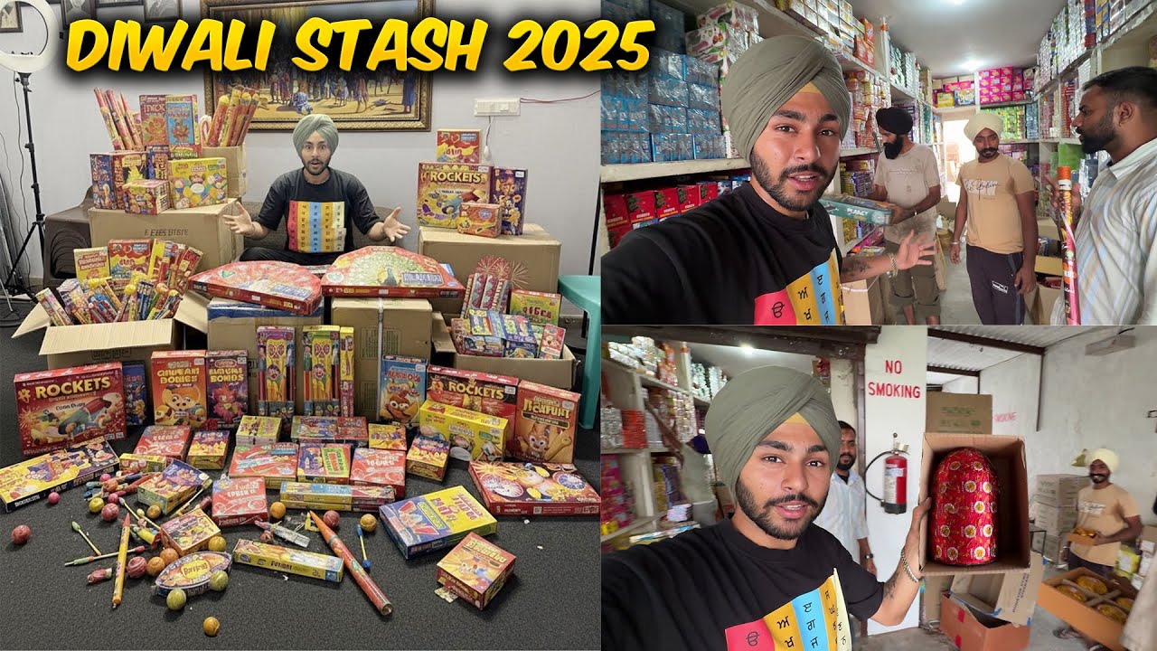 Buying CRAZY Firecrackers for Diwali 2025 🚀  Diwali 2025 ਦੀ ਧਮਾਕੇਦਾਰ Shopping Vlog 🎇 Harsh Jagraon
