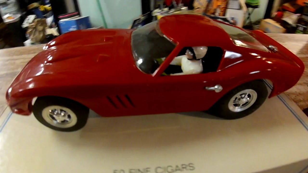 60's slot car 1/24 Marx and unknown.  Plus a 175 year old penny in bottom of the box! Unboxing